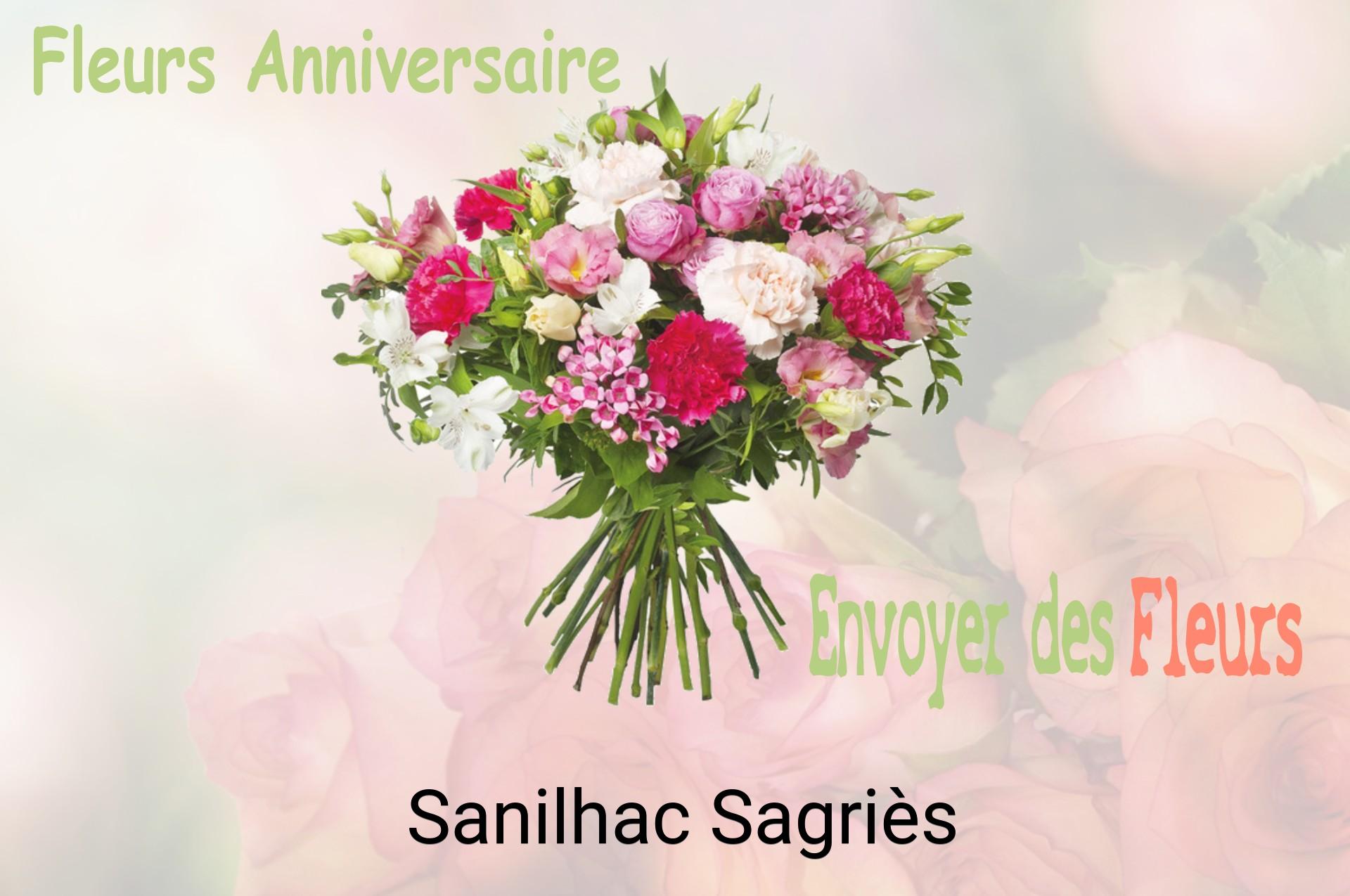 Bouquet de fleurs d’anniversaire livré à Sanilhac-Sagriès